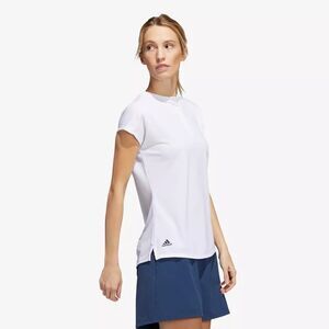 $65 Adidas White colorless Golf Polo Size large